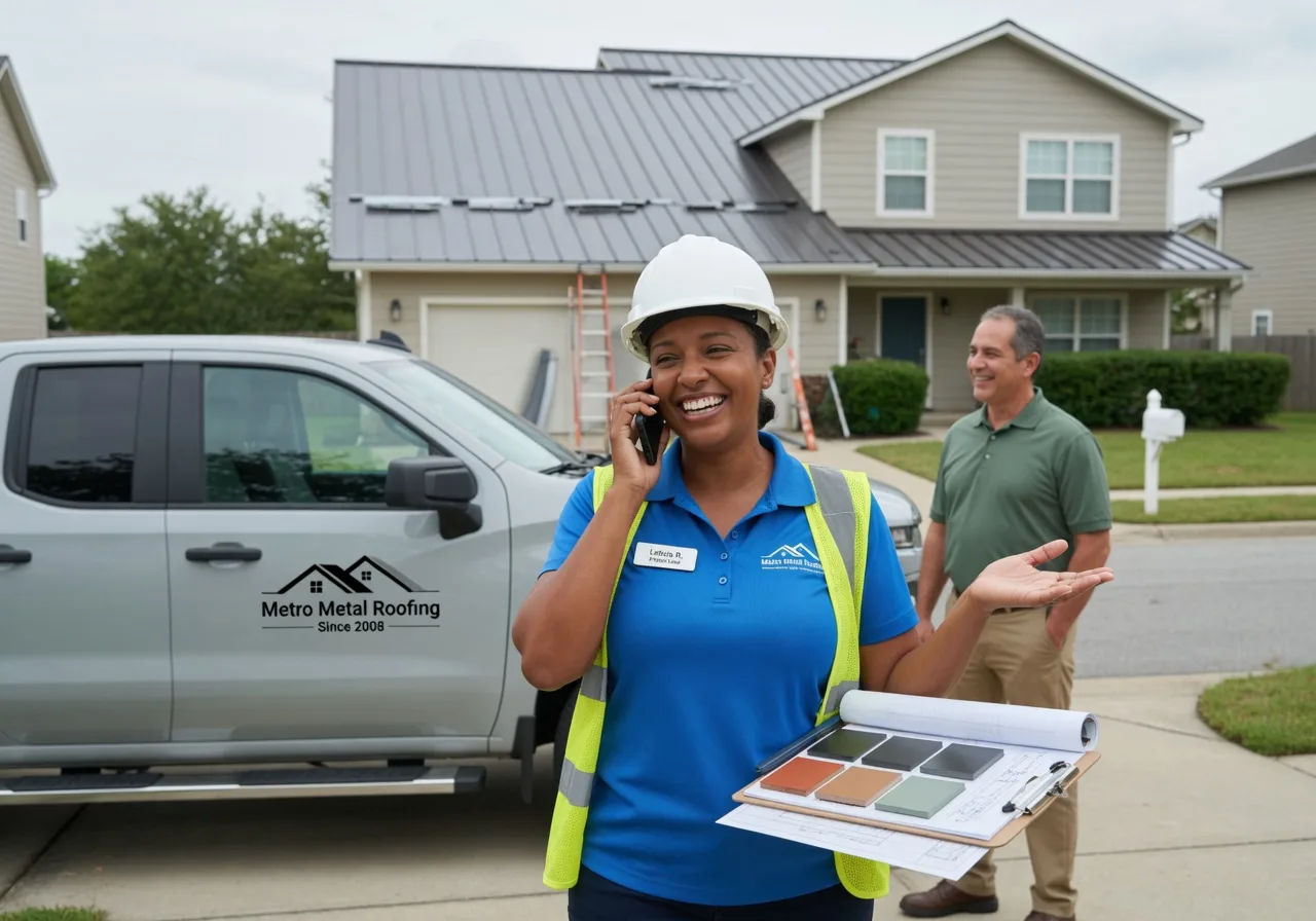 Storm Damage Metal Roof Repair in Claremont, MN